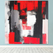Moderne Abstracte kunst - Agressieve 0001 Print (Insitu (Houten vloer))