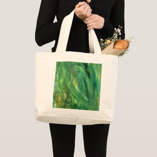 Moderne abstracte kunst boodschappentas grote tote bag (Voorkant (product))