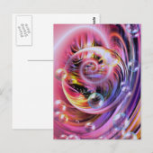 Moderne Abstracte kunst Briefkaart (Voorkant / Achterkant)