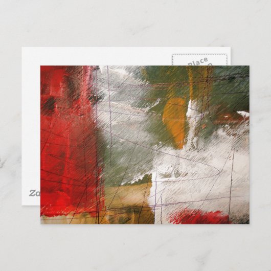 Moderne Abstracte kunst Briefkaart (Voorkant / Achterkant)