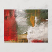 Moderne Abstracte kunst Briefkaart (Voorkant)