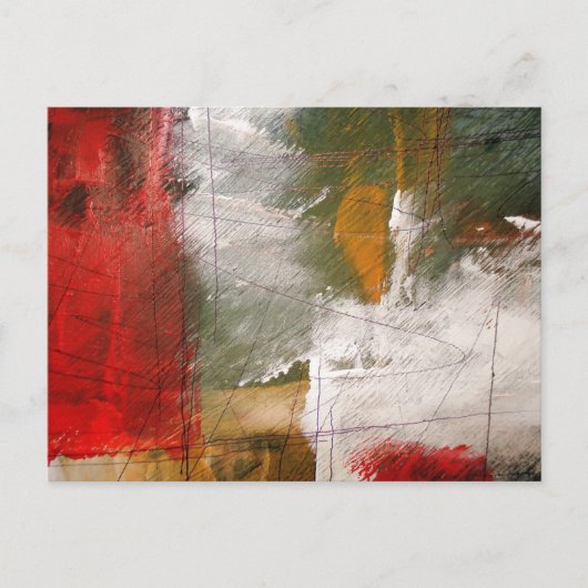 Moderne Abstracte kunst Briefkaart (Voorkant)