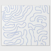 moderne abstracte kunst cadeaupapier (Vlak)
