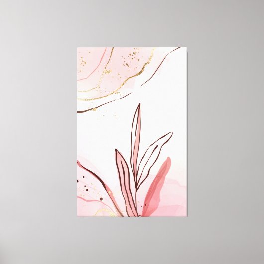 Moderne Abstracte kunst Canvas Afdruk (Voorkant)