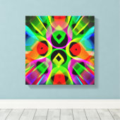 Moderne abstracte kunst canvas afdruk (Insitu (Houten vloer))