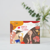 Moderne Abstracte kunst dankbaarheid Quote Thanksg Briefkaart (Staand voorkant)