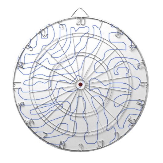 moderne abstracte kunst dartbord (Voorkant)