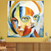 Moderne abstracte kunst Dubbel gezicht Canvas Afdruk (Insitu (Woonkamer))