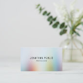 Moderne Abstracte kunst Elegante professionele Sja Visitekaartje (Staand voorkant)