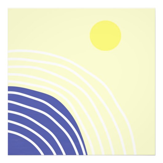 moderne abstracte kunst foto afdruk (Voorkant)