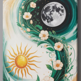 Moderne Abstracte kunst: Gentle Pastels & Japandi  Perfect Poster