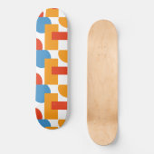 Moderne Abstracte Kunst Geometrische Vormen Persoonlijk Skateboard (Voorkant)