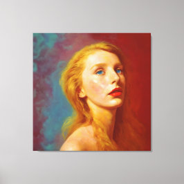 Moderne abstracte kunst Grace | Drie Graces-serie Canvas Afdruk