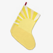 moderne abstracte kunst grote kerstsok (Voorkant (Hangend))