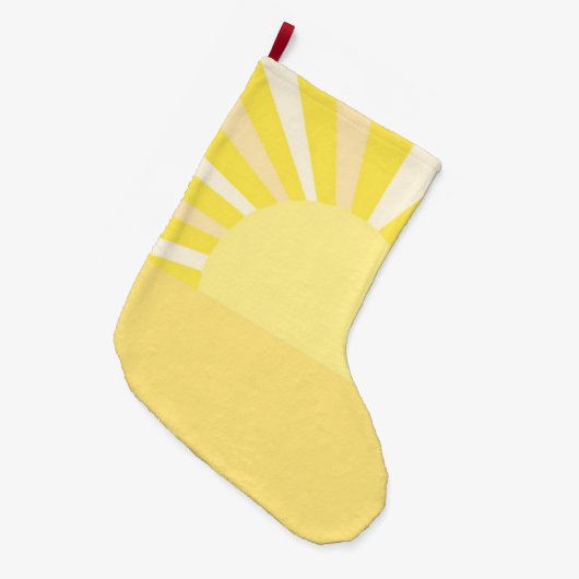 moderne abstracte kunst grote kerstsok (Voorkant (Hangend))