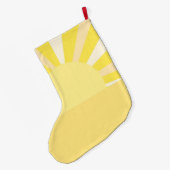 moderne abstracte kunst grote kerstsok (Achterkant (Hangend))