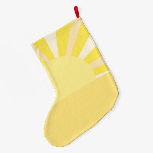 moderne abstracte kunst grote kerstsok (Achterkant (Hangend))