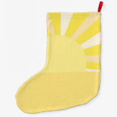 moderne abstracte kunst grote kerstsok (Achterkant)