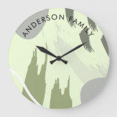 Moderne Abstracte kunst Grote Klok (Voorkant)