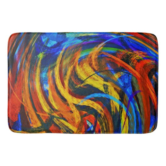 Moderne Abstracte kunst in Zweden #11 Badmat (Voorkant)