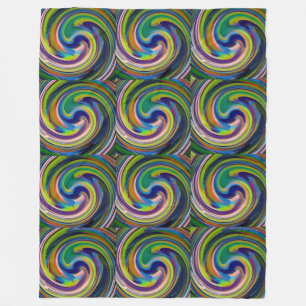Moderne Abstracte kunst in Zweden #11 Fleece Deken