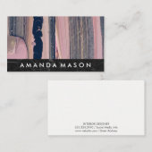 Moderne Abstracte Kunst | Interieurontwerper Visitekaartje (Voorkant / Achterkant)