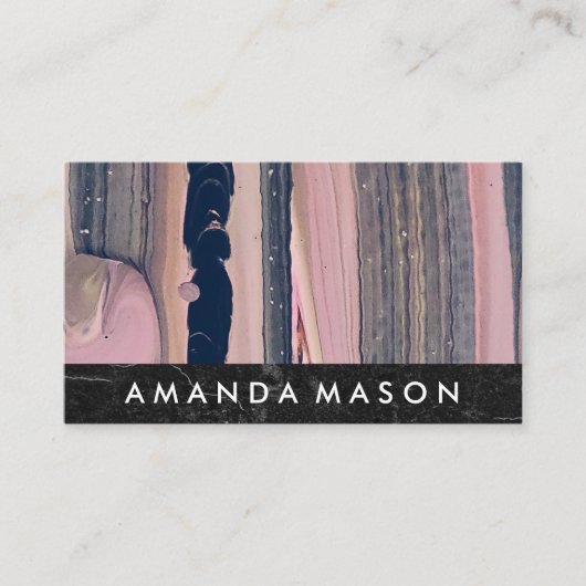 Moderne Abstracte Kunst | Interieurontwerper Visitekaartje (Voorkant)