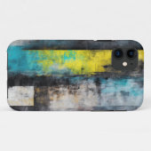 Moderne Abstracte kunst iPhone 11 Hoesje (Achterkant (horizontaal))