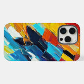 Moderne Abstracte Kunst iPhone Hoesje (Achterkant horizontaal)