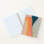 Moderne Abstracte kunst kleurrijk Notitieboek (Binnen)