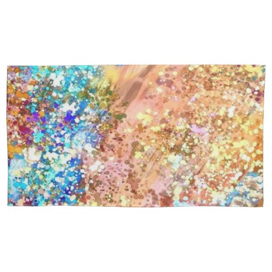 Moderne Abstracte kunst Kussensloop (Voorkant-Links)