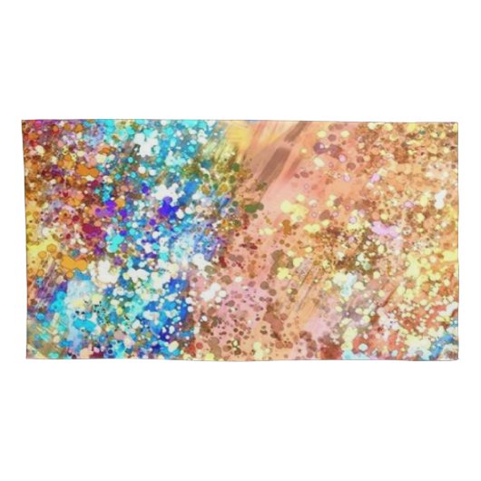 Moderne Abstracte kunst Kussensloop (Achterkant-Rechts)