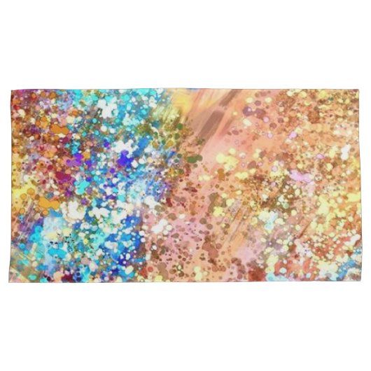 Moderne Abstracte kunst Kussensloop (Voorkant-Rechts)