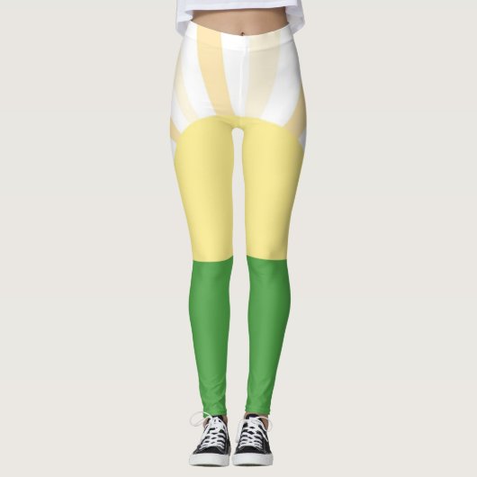 moderne abstracte kunst leggings (Voorkant)