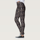 Moderne Abstracte kunst Leggings (Links)