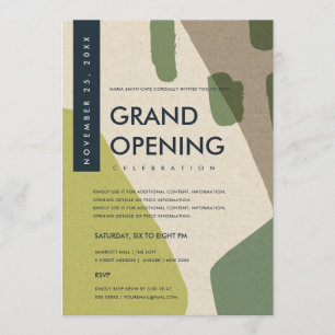 MODERNE ABSTRACTE KUNST LIMOGENE GRAND OPENING EVE KAART
