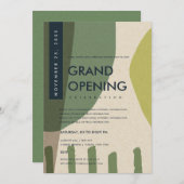 MODERNE ABSTRACTE KUNST LIMOGROENE GALAVERNIssing  Kaart (Voorkant / Achterkant)