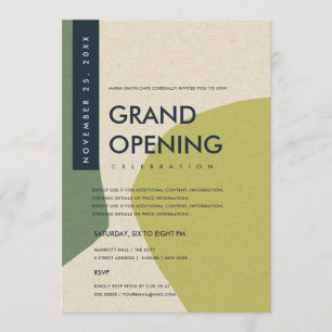 MODERNE ABSTRACTE KUNST LIMOGROENE GRAND OPENING E KAART