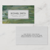 Moderne Abstracte kunst make-up artiest #50 Visitekaartje (Voorkant / Achterkant)