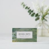 Moderne Abstracte kunst make-up artiest #50 Visitekaartje (Staand voorkant)