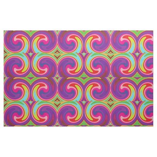 Moderne Abstracte kunst met zwijn Stof (Fat Quarter)