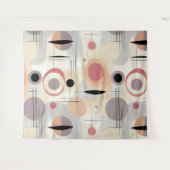 Moderne abstracte kunst midden eeuw wandkleed (Voorkant (horizontaal))