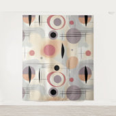 Moderne abstracte kunst midden eeuw wandkleed (Voorkant)