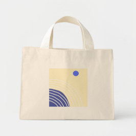 moderne abstracte kunst mini tote bag