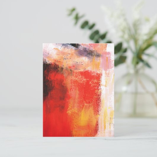 Moderne Abstracte kunst - Minimale kunst Briefkaart (Staand voorkant)