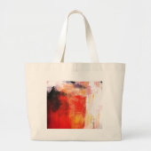 Moderne Abstracte kunst - Minimale kunst Grote Tote Bag (Voorkant)