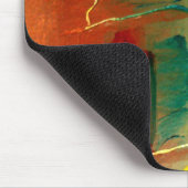 Moderne Abstracte kunst Mousepad Muismat (Hoek)