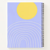 moderne abstracte kunst notitieboek (Achterkant)