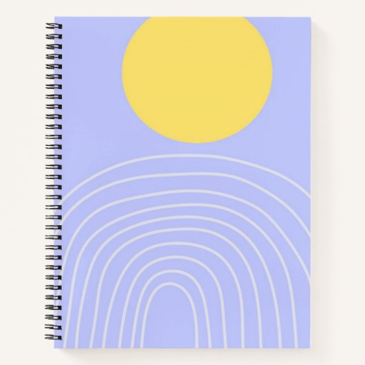 moderne abstracte kunst notitieboek (Voorkant)