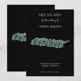 Moderne Abstracte Kunst – Ontwerp met Witte Lijnci Save The Date